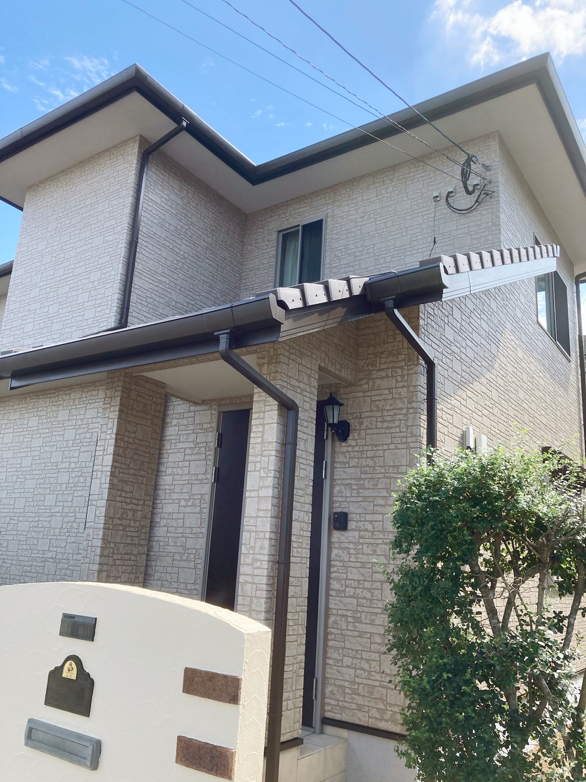 WBアート多彩仕上げ　外壁及び付帯部塗装工事