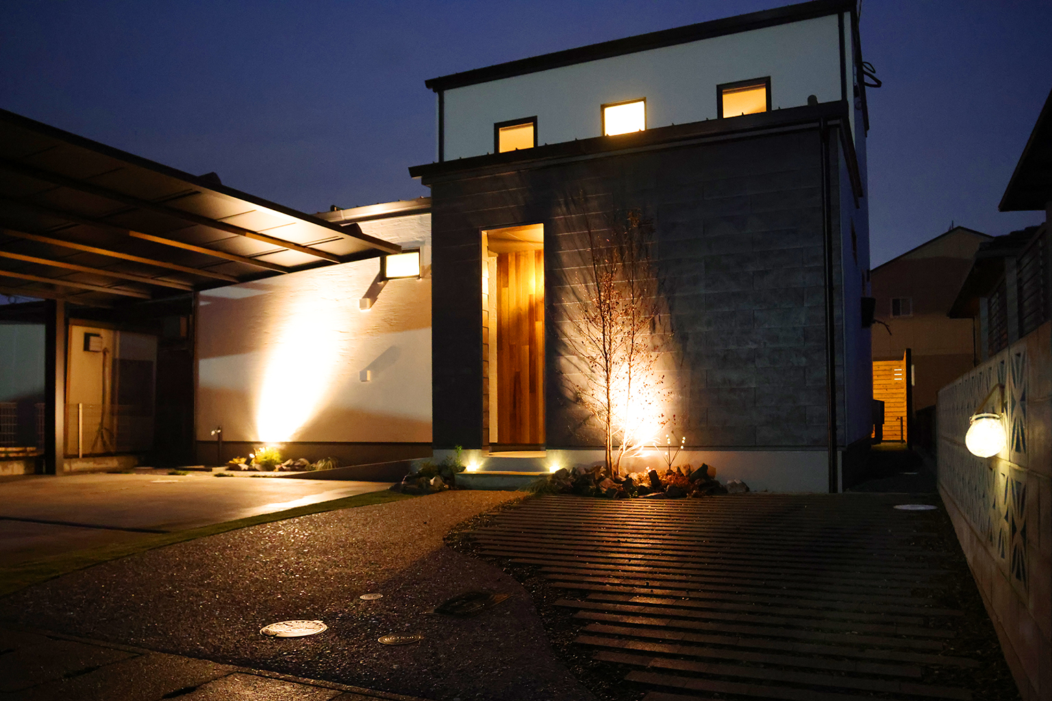 夜の完成見学会＠横塚